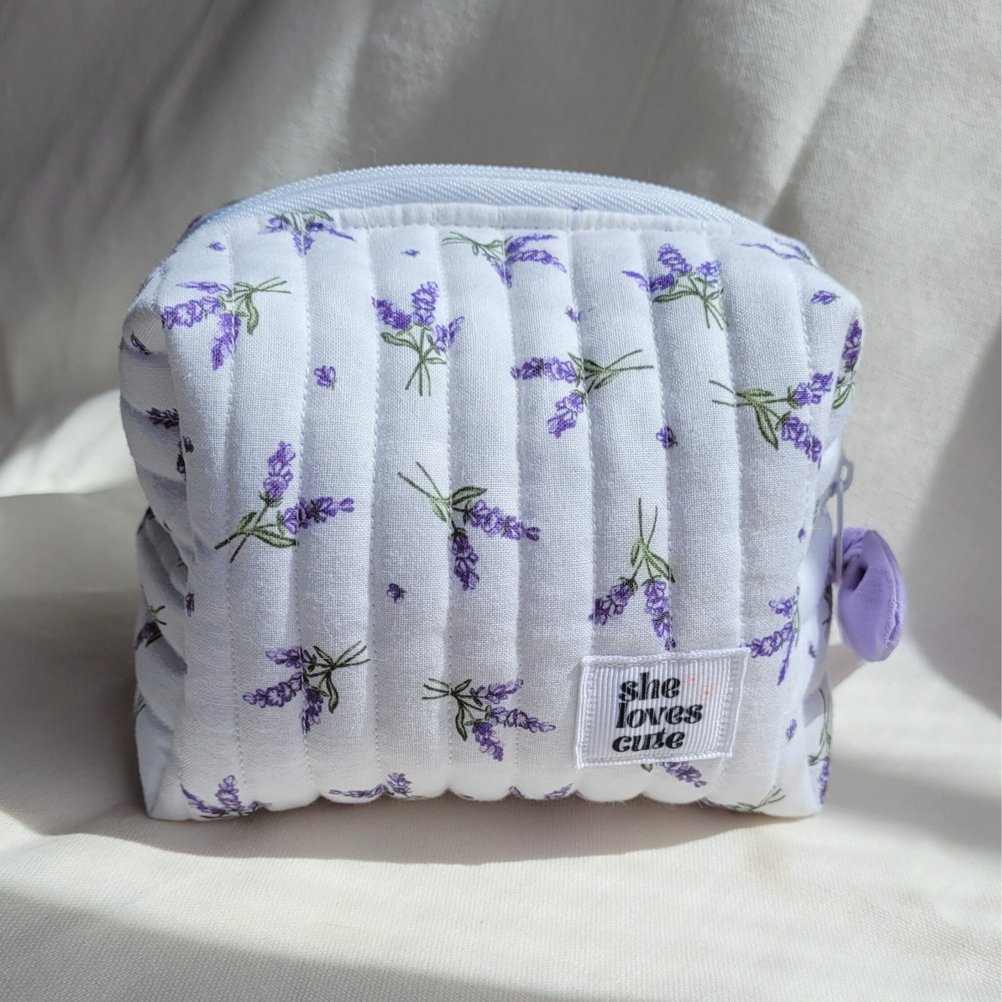 Bolsa de Maquilhagem Box Lavanda - Essencial