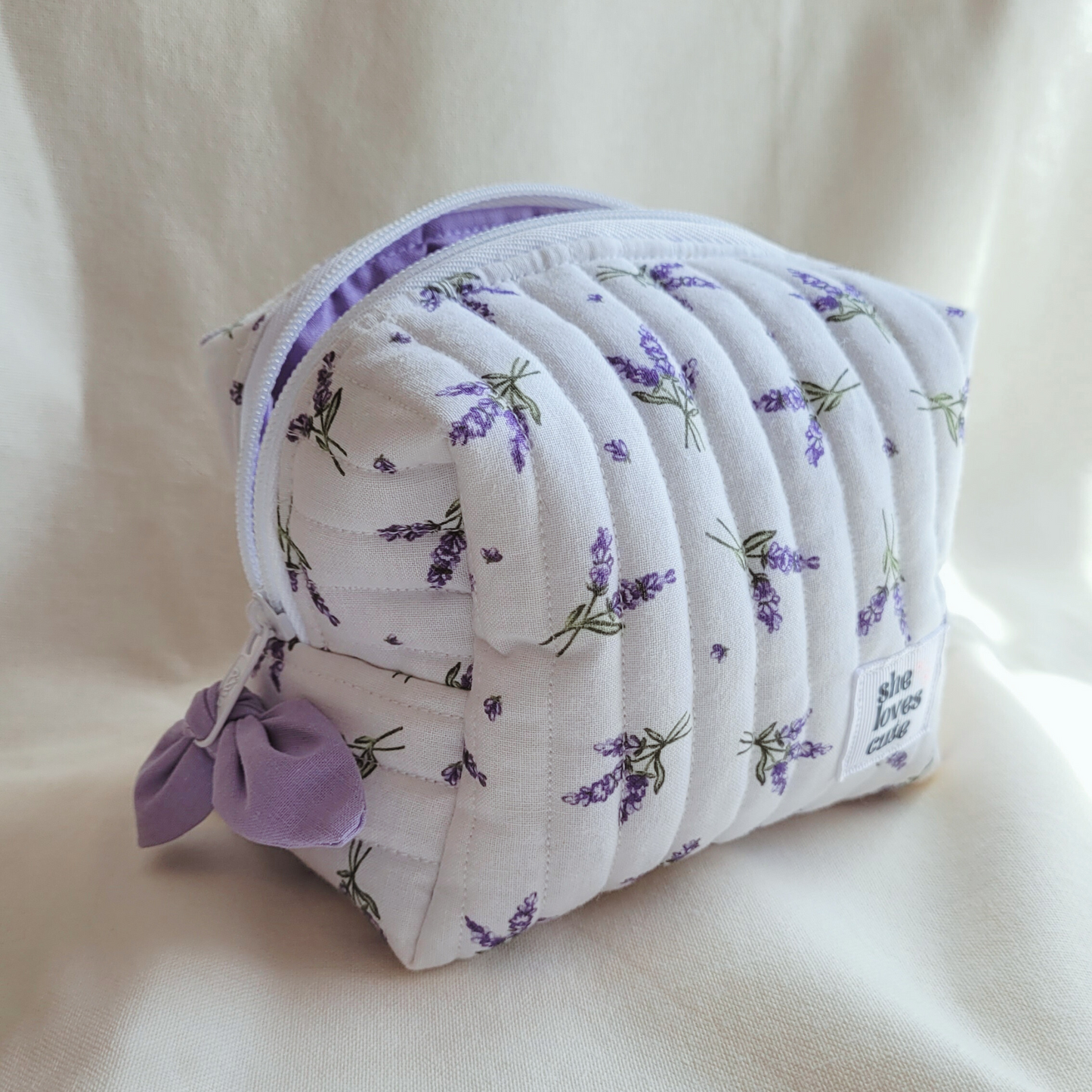 Bolsa de Maquilhagem Box Lavanda - Essencial