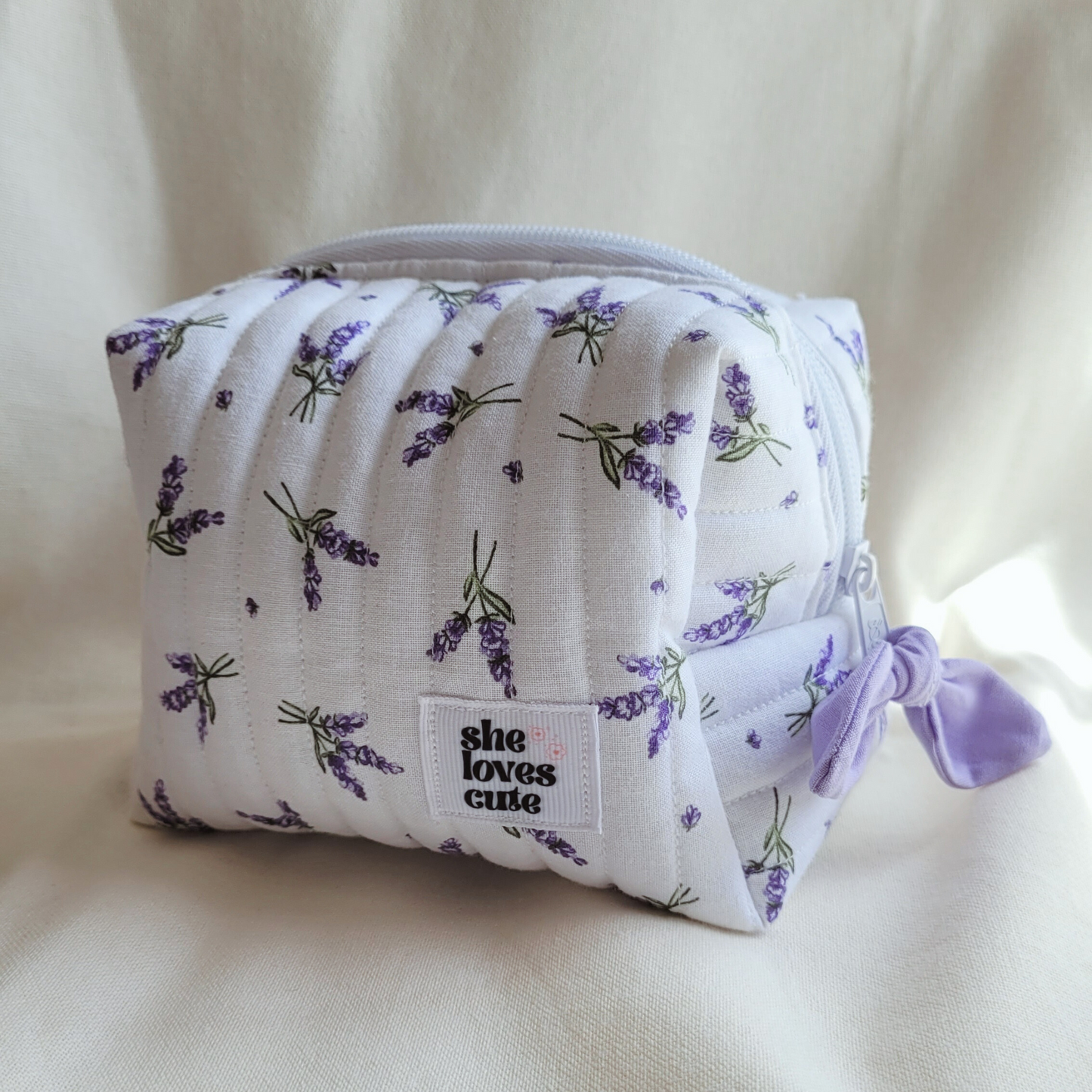 Bolsa de Maquilhagem Box Lavanda - Essencial