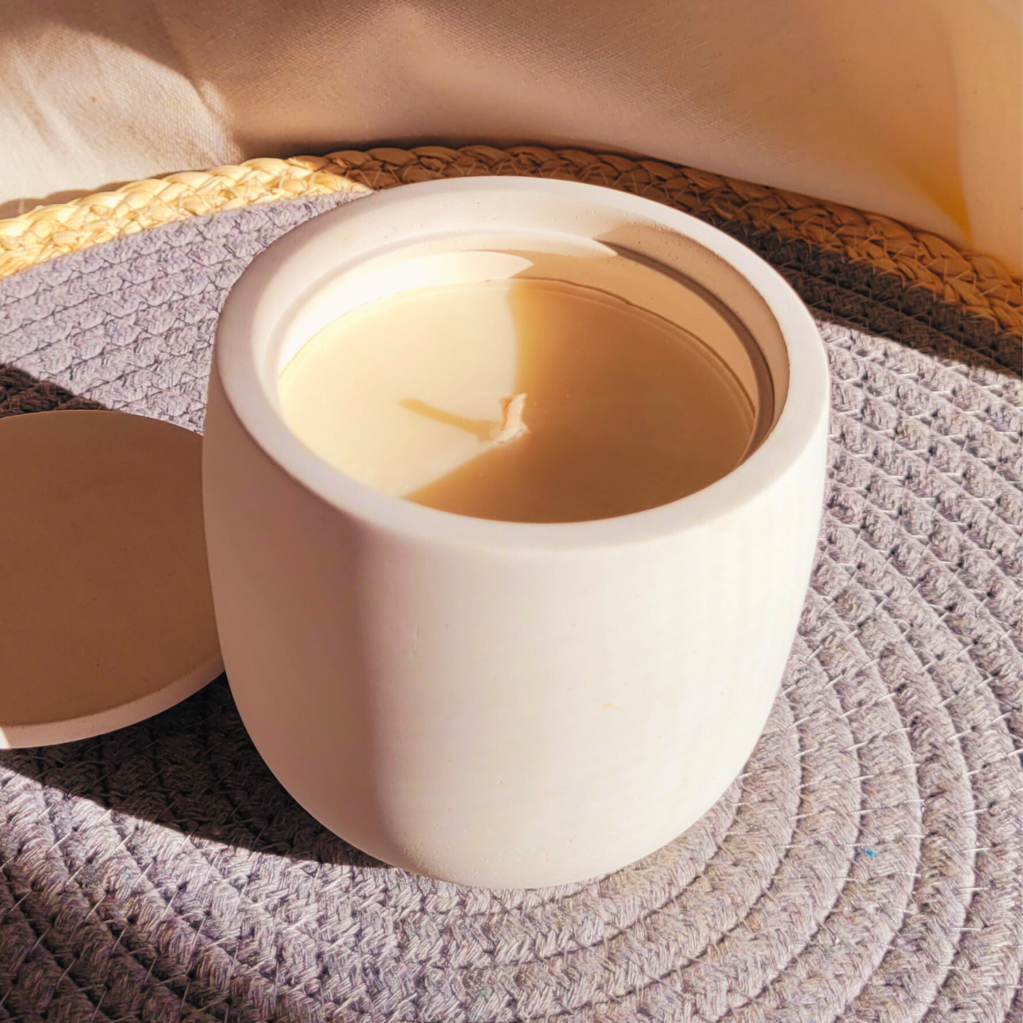 Vela Aromática Artesanal em Pote Grande Estético