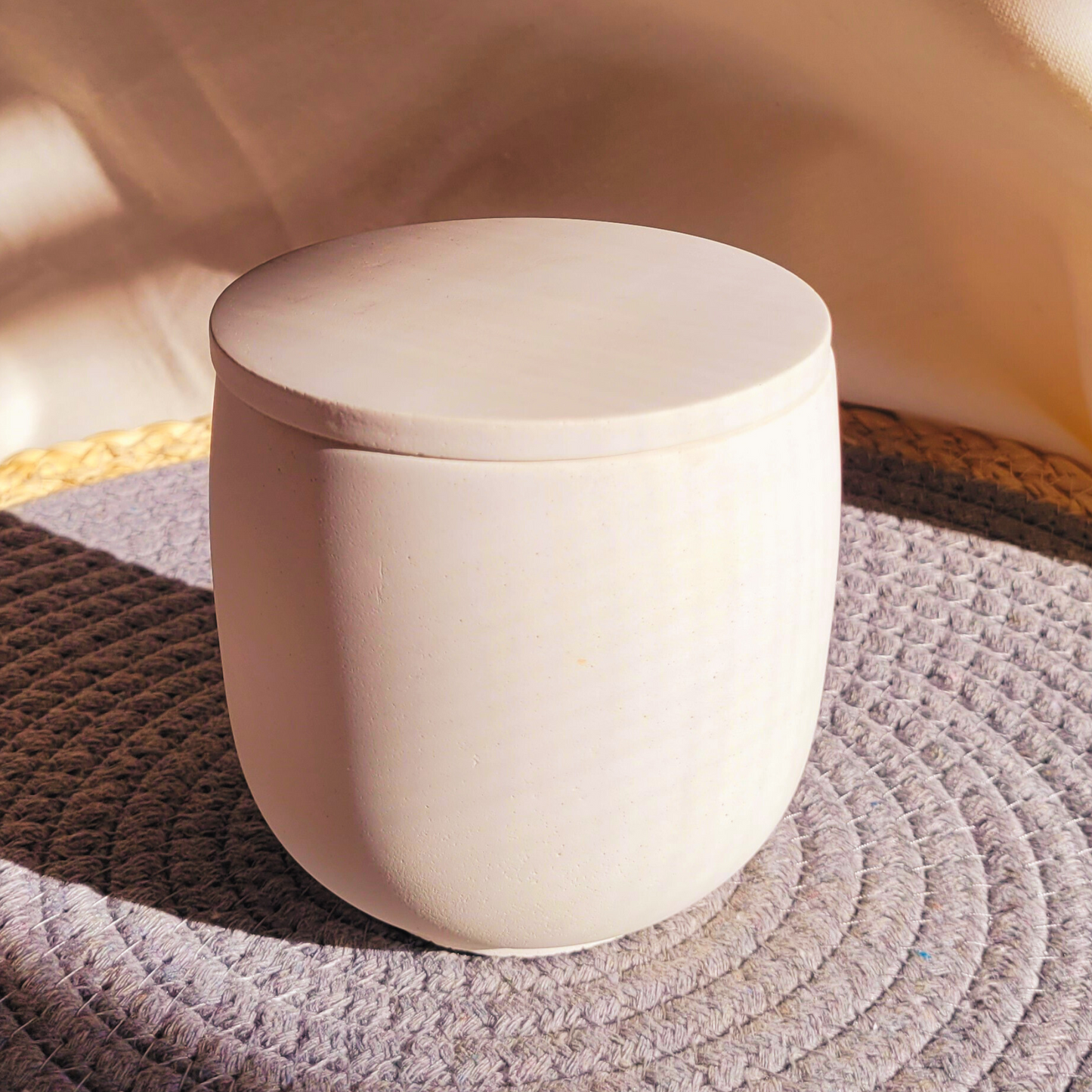 Vela Aromática Artesanal em Pote Grande Estético