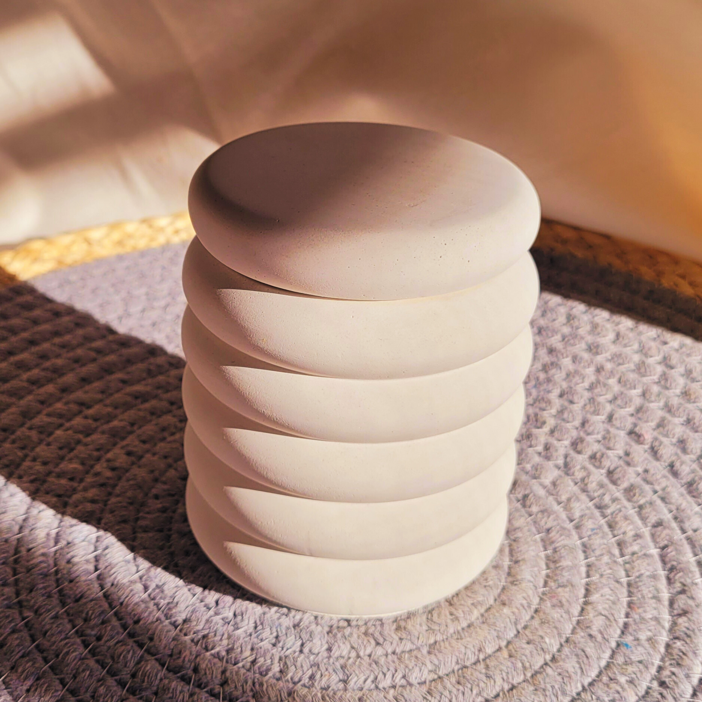 Vela Aromática Artesanal em Pote Nuvem