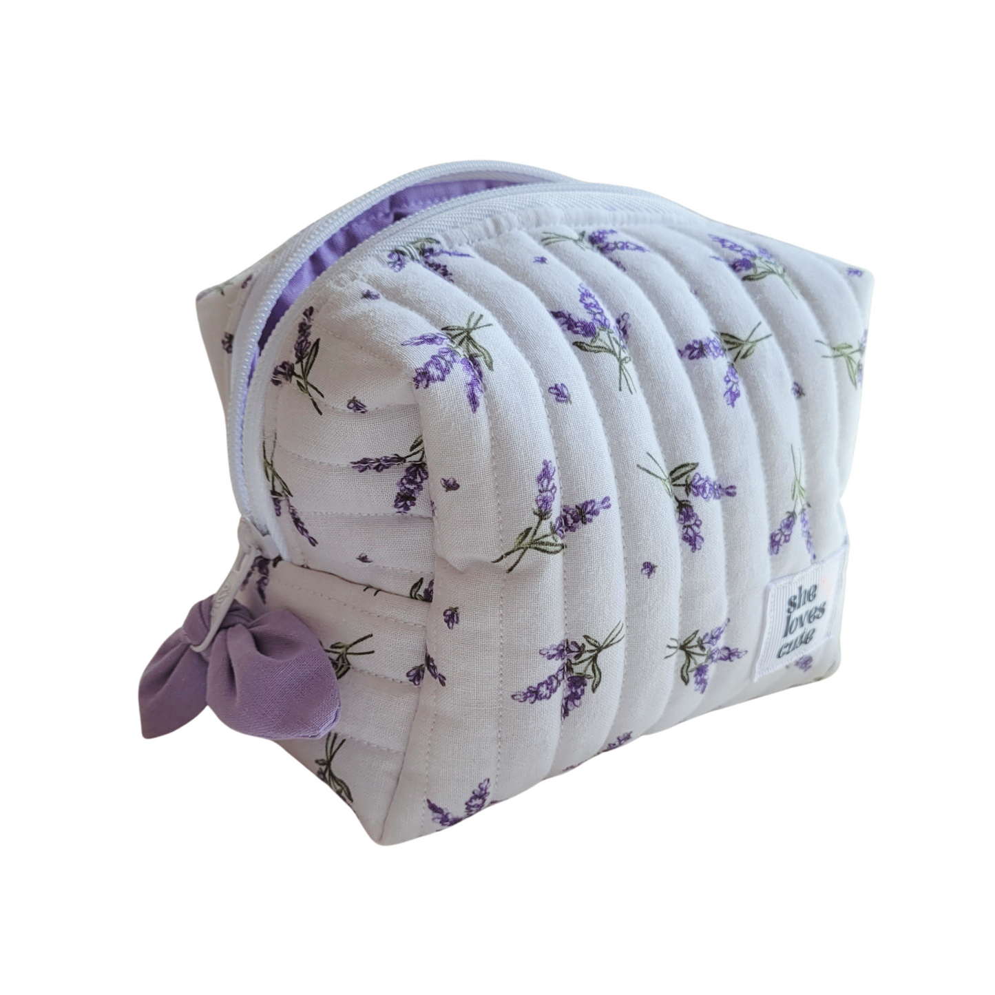 Bolsa de Maquilhagem Box Lavanda - Essencial