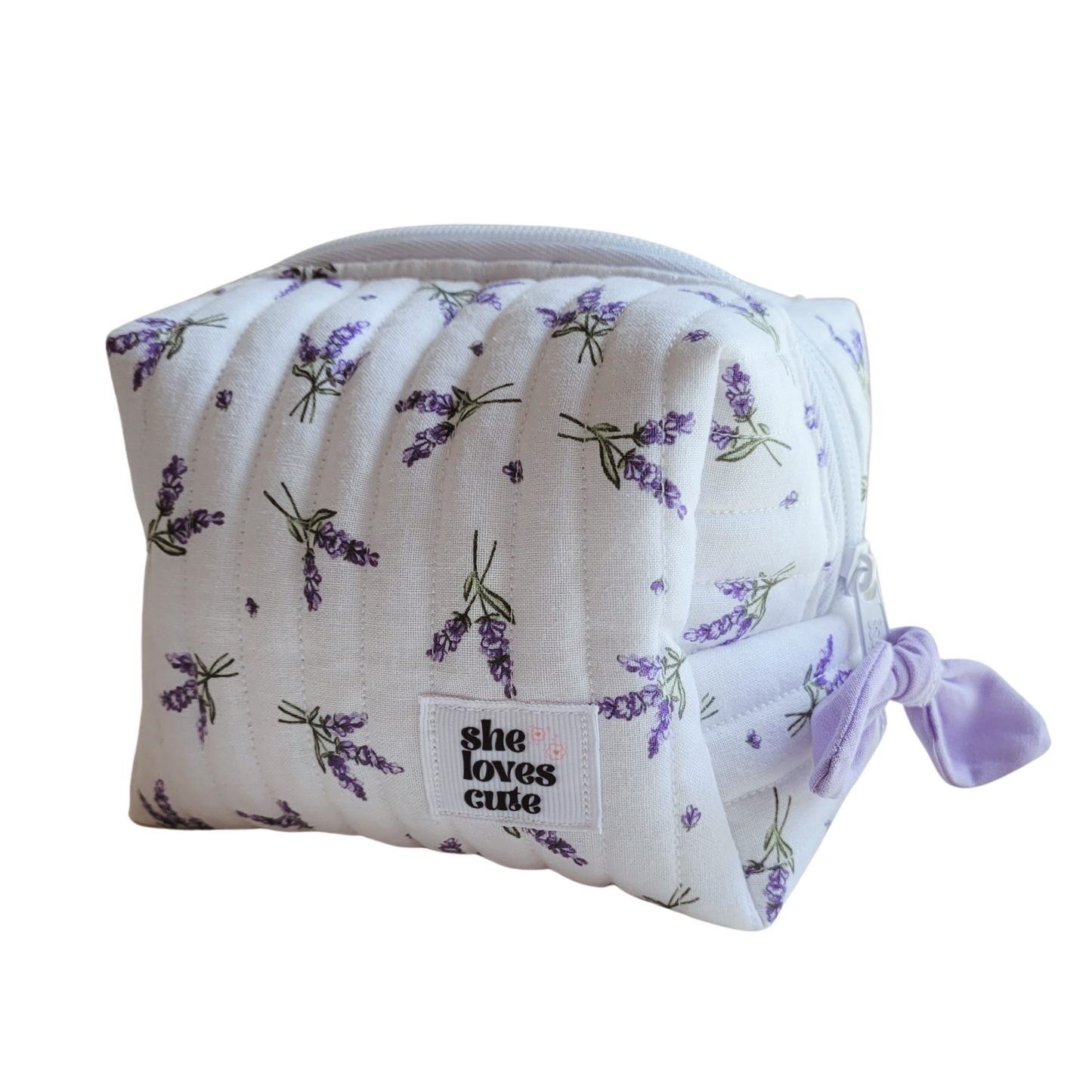 Bolsa de Maquilhagem Box Lavanda - Essencial