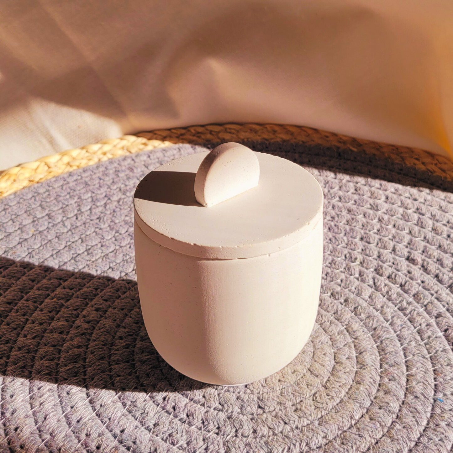 Vela Aromática Artesanal em Pote Pequeno Estético