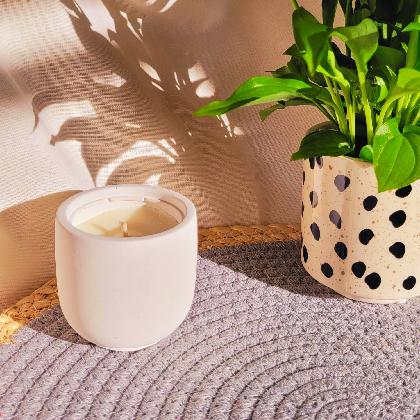 Vela Aromática Artesanal em Pote Pequeno Estético