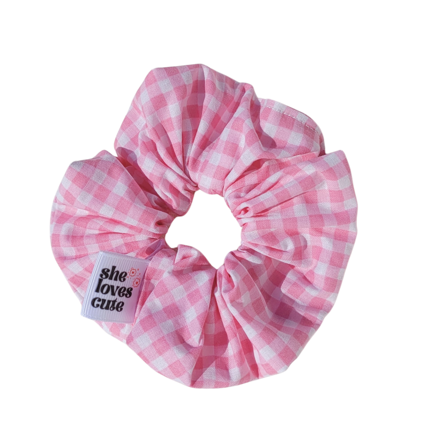 Scrunchie para Cabelo Rosa