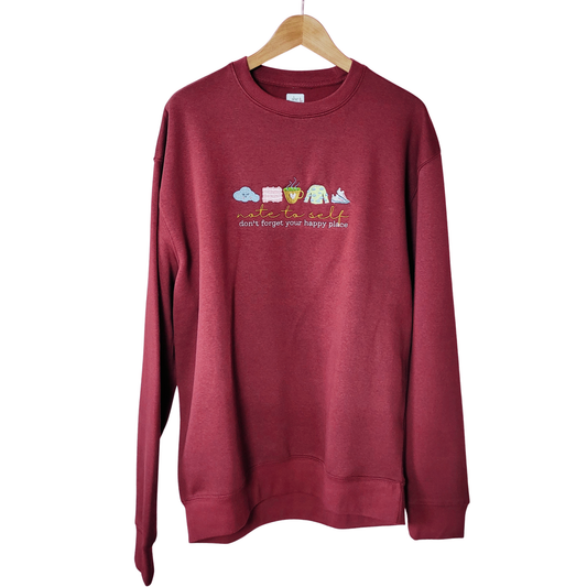 Sweatshirt Bordada — NOTE TO SELF