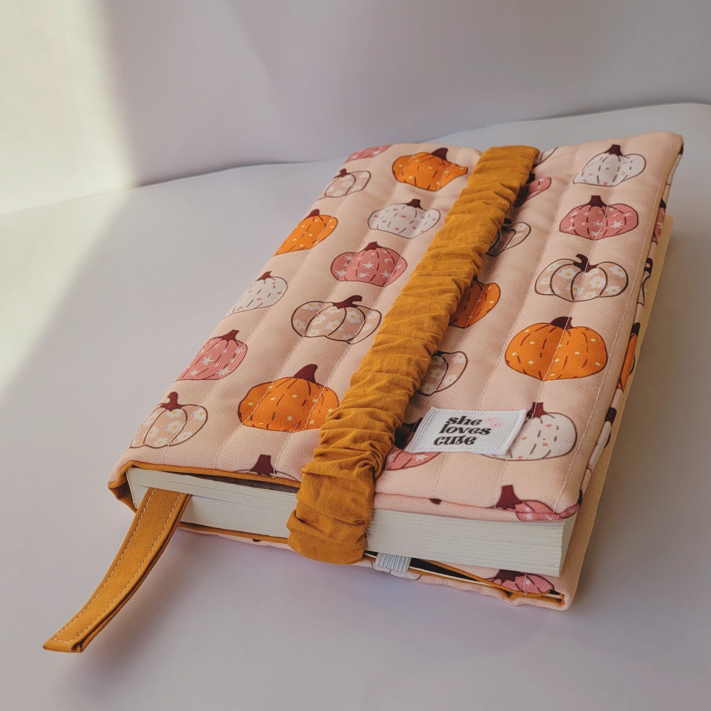 Capa de livro ajustável Pumpkin Season