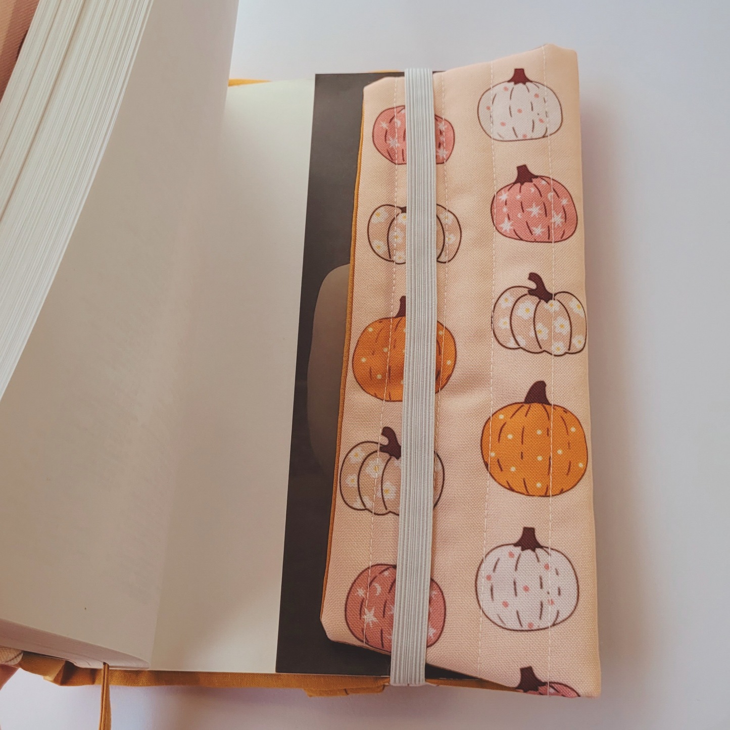 Capa de livro ajustável Pumpkin Season