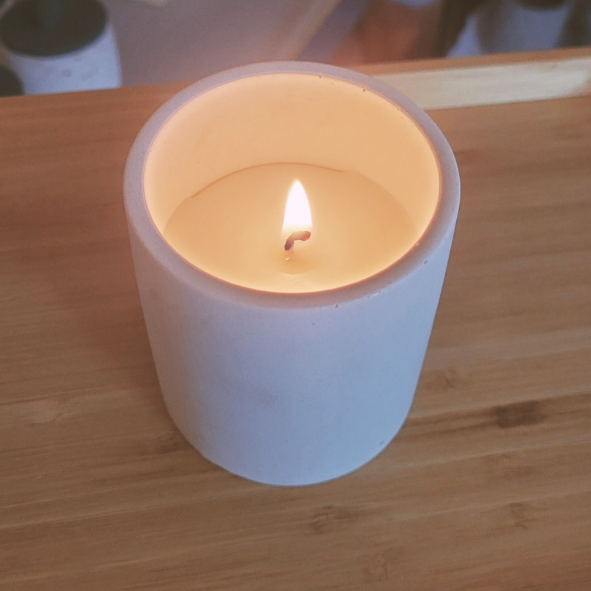 Vela Aromática Artesanal em Pote Simples