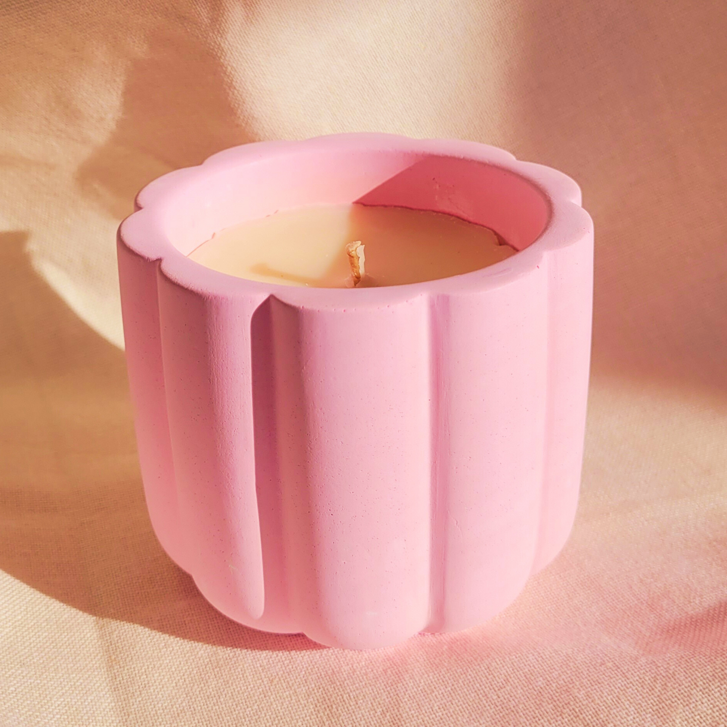 Vela Aromática Artesanal e Ecológica LOVE em Pote Flor