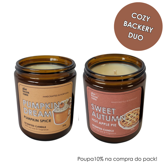 COZY BACKERY DUO - PACK DE 2 VELAS AROMÁTICAS