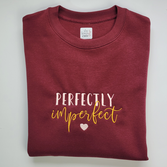 Sweatshirt Bordada — PERFECTLY IMPERFECT
