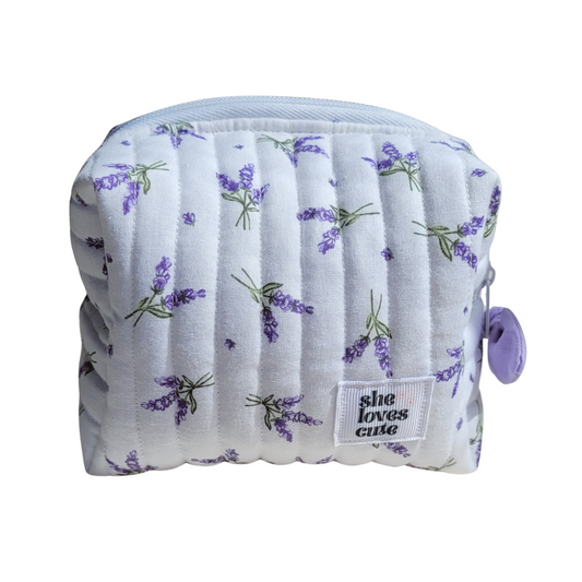 Bolsa de Maquilhagem Box Lavanda - Essencial