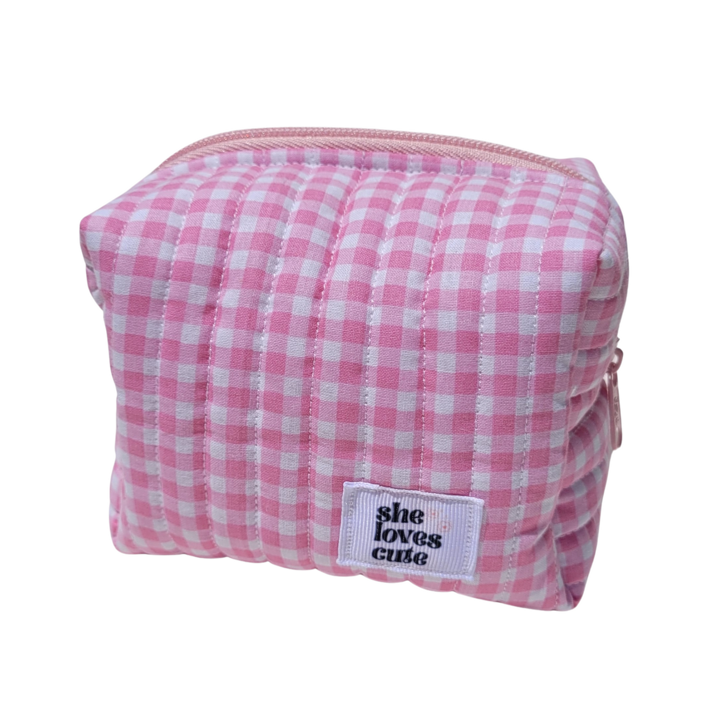 Bolsa de Maquilhagem Box Rosa - Essencial