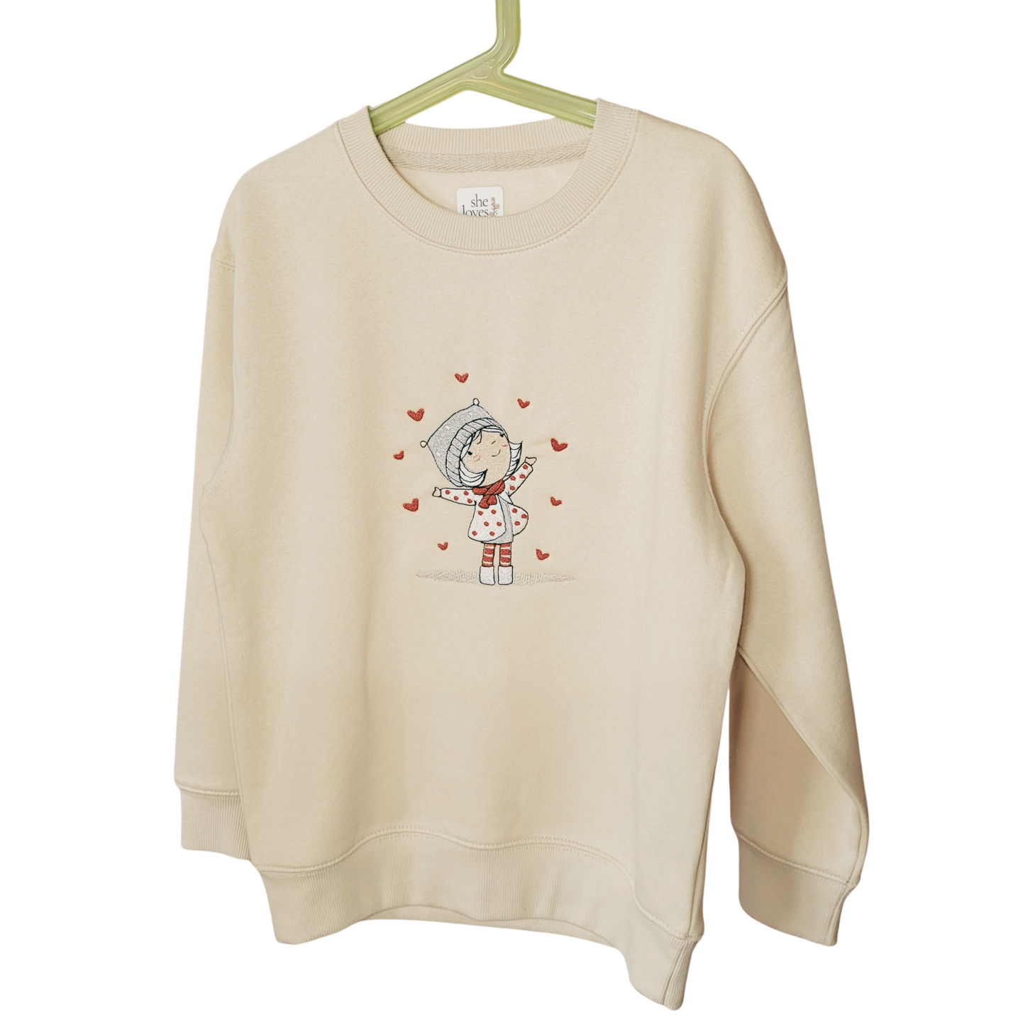 Sweatshirt Bordada para Criança/ Adolescente — LOVELY