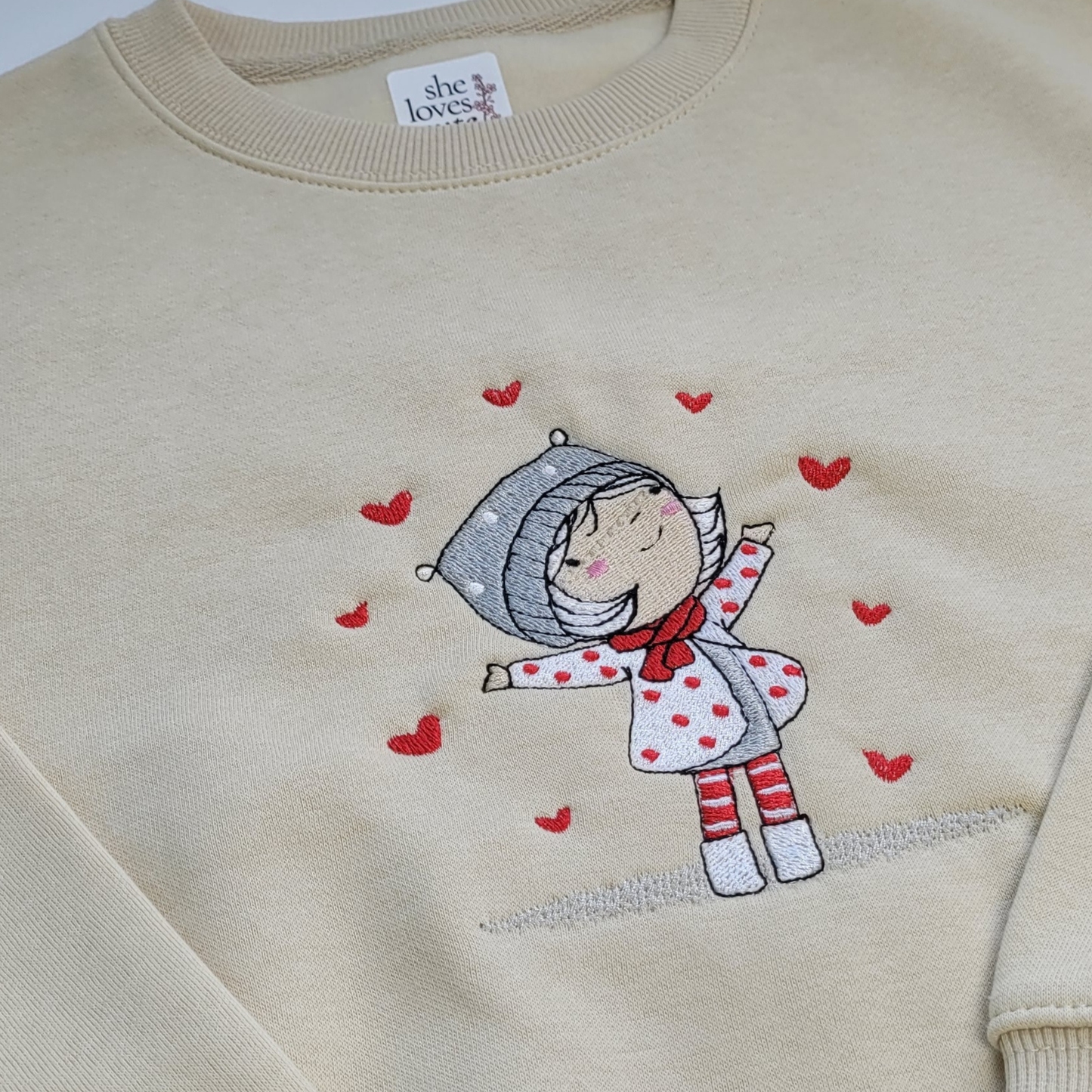 Sweatshirt Bordada para Criança/ Adolescente — LOVELY