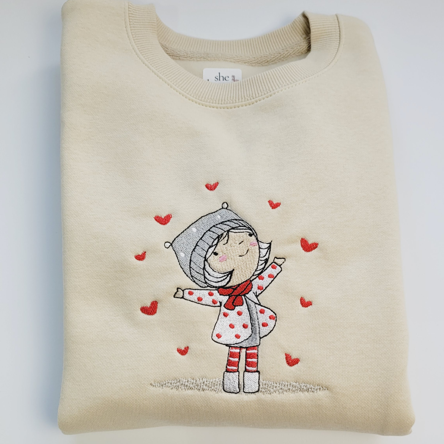 Sweatshirt Bordada para Criança/ Adolescente — LOVELY